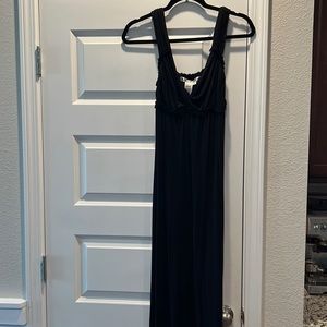 Black maxi dress